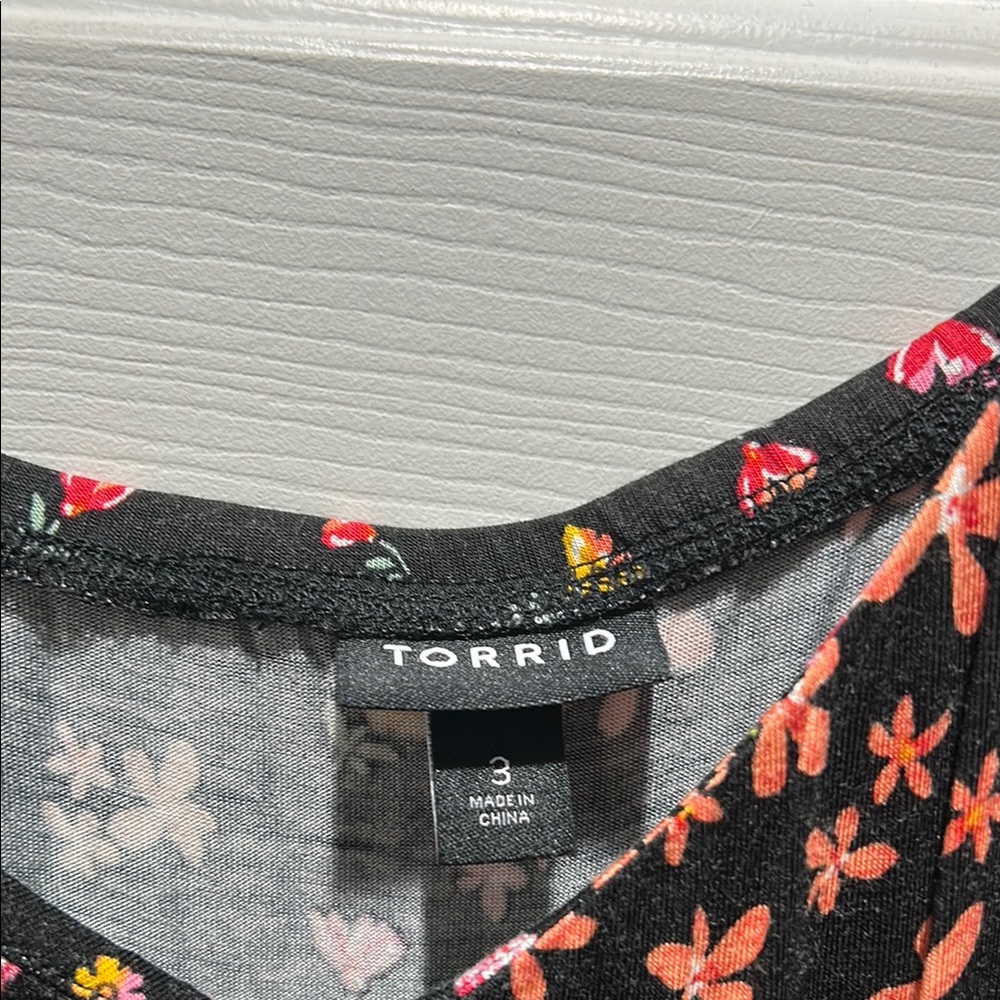 Torrid Floral Midi Dress - Picture 4 of 7